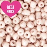 Glaskralen Rocailles 6/0 (4mm) Spring blossom pink