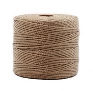Nylon S-Lon draad 0.5mm Medium brown