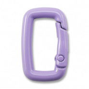 Gekleurde onderdelen sleutelhanger rechthoek Purple