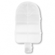 Sieraad display opbergbox 9 vaks ijsje Transparent