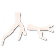 Acryl hangers koraal Off white