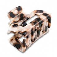 Haaraccessoires haarklem Tortoise white