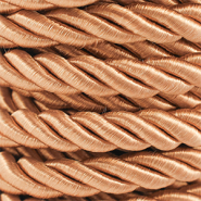 Trendy koord twisted 10mm Camel brown