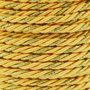 Trendy koord twisted 3mm Yellow-gold