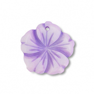 Schelp hanger bloem Purple