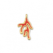 Bedels DQ metaal koraal Red-Goud (nikkelvrij)