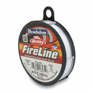 Beadalon rijgdraad Fireline 0.13mm White