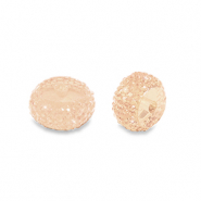 Resin kralen rondellen 6mm Light peach
