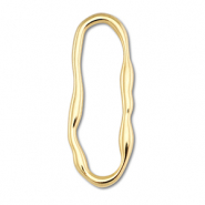 Roestvrij stalen (RVS) stainless steel onderdelen tussenstuk ovaal Gold
