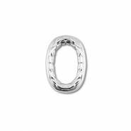 Roestvrij stalen (RVS) stainless steel onderdelen tussenstuk ovaal Silver