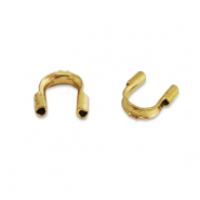 Roestvrij stalen (RVS) Stainless steel onderdelen wire guardian / draadbeschermer Gold