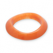 Resin armbanden bangle Flame orange