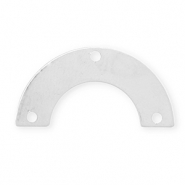 Bedels DQ Eco-brass® metaal tussenstuk Antiek zilver (nikkelvrij)