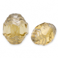 Czech kralen FPB ovaal 7x6mm Light topaz