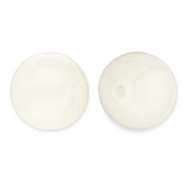 12 mm acryl kralen rond Off white-white