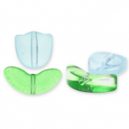 Glaskralen tulp Light blue-green