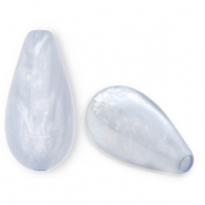 Polaris Elements kralen druppel vorm Polmo Sky blue