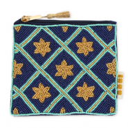 BY31® Etui sterren Dark blue-light teal blue-gold