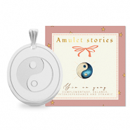 BY31&reg; Roestvrij stalen (RVS) Stainless steel bedels Yin & Yang Silver