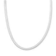 BY31&reg; Roestvrij stalen (RVS) Stainless steel kettingen snake Silver