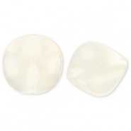 Acryl kralen organic Off white