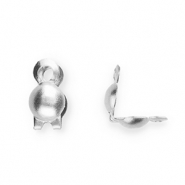 Roestvrij stalen (RVS) Stainless steel onderdelen kalotjes 2.4mm Silver