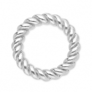 Roestvrij stalen (RVS) stainless steel onderdelen dichte ring 8mm Silver