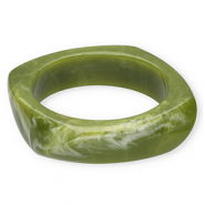 Resin armbanden bangle Green