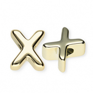 Letterkralen van acryl letter X Gold