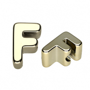 Letterkralen van acryl letter F Gold