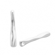 Bedels DQ® metaal staaf Antiek zilver (nikkelvrij)