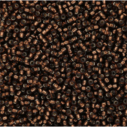 Miyuki rocailles 15/0 Dk Topaz Silver Lined 15-0005