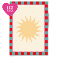 BY31&reg; Sieraden kaartjes zon Yellow-green-red-pink