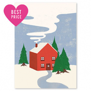 Sieraden kaartjes huis Red-green-blue