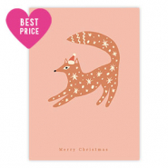 Sieraden kaartjes "Merry Christmas" Pink