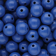 14 mm DQ acryl kralen shiny Dazzling blue 18-3949 TCX