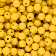 10 mm DQ acryl kralen shiny Vibrant yellow 13-0858 TCX