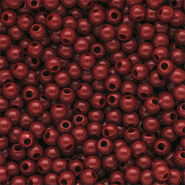 4 mm DQ acryl kralen shiny Salsa 18-1657 TCX