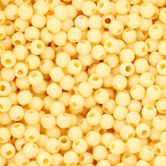 4 mm DQ acryl kralen shiny Pastel yellow 11-0616 TPG