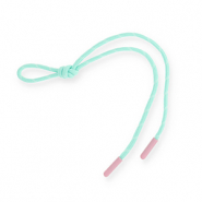 Sleutelhangers paracord Mint green-white-light pink