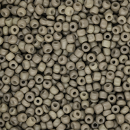 Glaskralen Rocailles 8/0 (3mm) Khaki