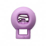 Gekleurde onderdelen koordstopper bal Lilac