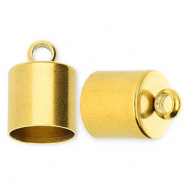 Roestvrij stalen (RVS) Stainless steel onderdelen eindkap Ø10mm met oog Gold