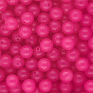 10 mm DQ&reg; acryl kralen shiny Magenta pink