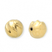 Roestvrij stalen (RVS) stainless steel kralen 16mm Gold