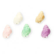 Kralen keramiek schelp Multicolour