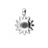 BY31® Roestvrij stalen (RVS) Stainless steel bedels zon Silver