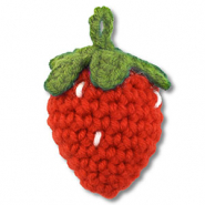 Gehaakte aardbei Red-green