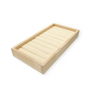 Sieraad display voor ringen Natural-beige