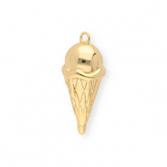 BY31&reg; Eco-brass metaal bedels ijsje Gold